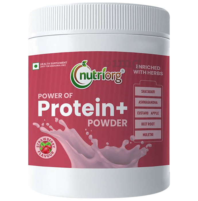Nutriorg Power of Protein+ Powder Strawberry