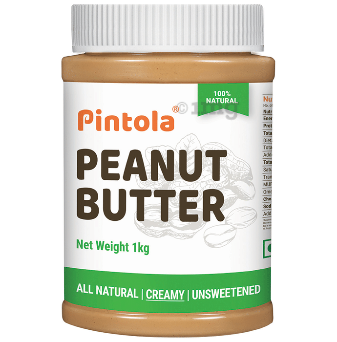 Pintola All Natural Peanut Butter (Unsweetened) Creamy Unsweetened