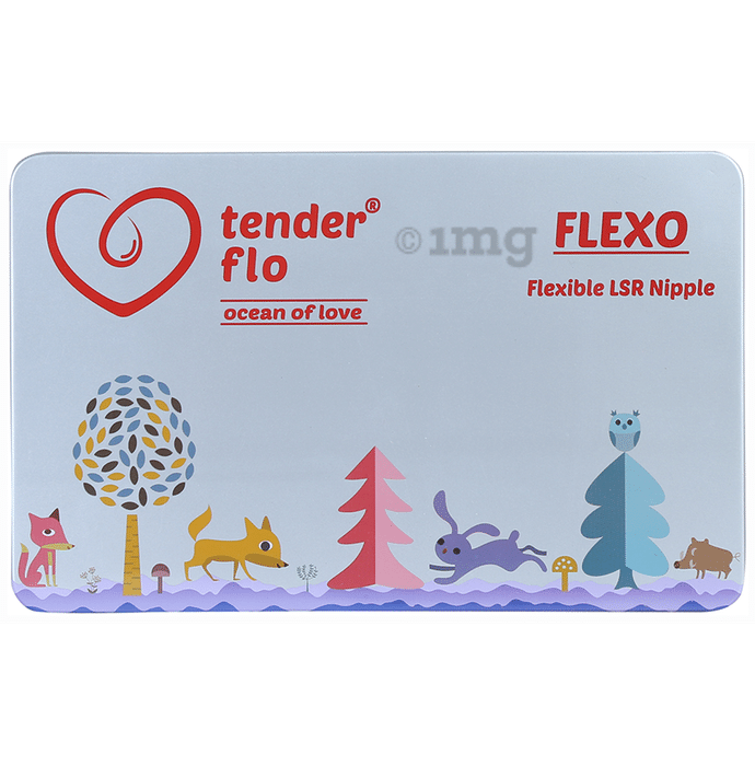 Tender flo Flexo Peristaltic Silicon Flexible Nipple