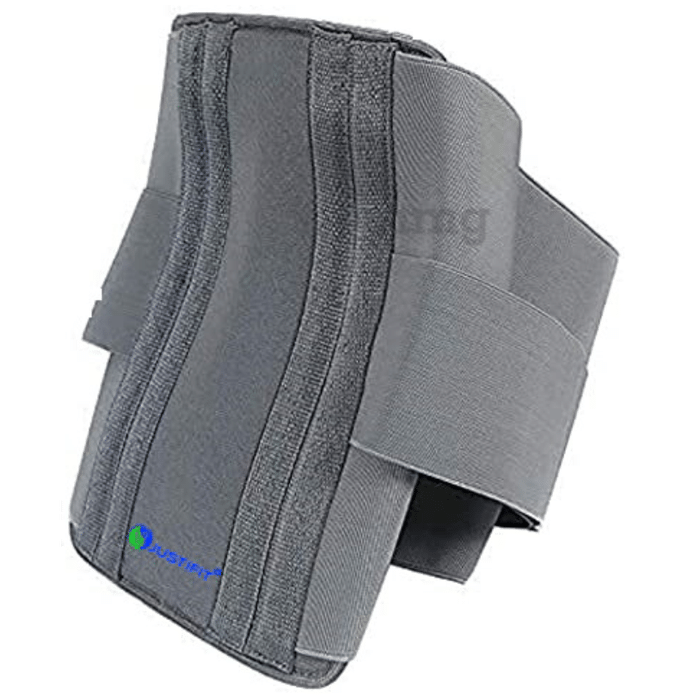 Justifit Lumbar Sacral Belt for Lower Back Abdominal Support Grey