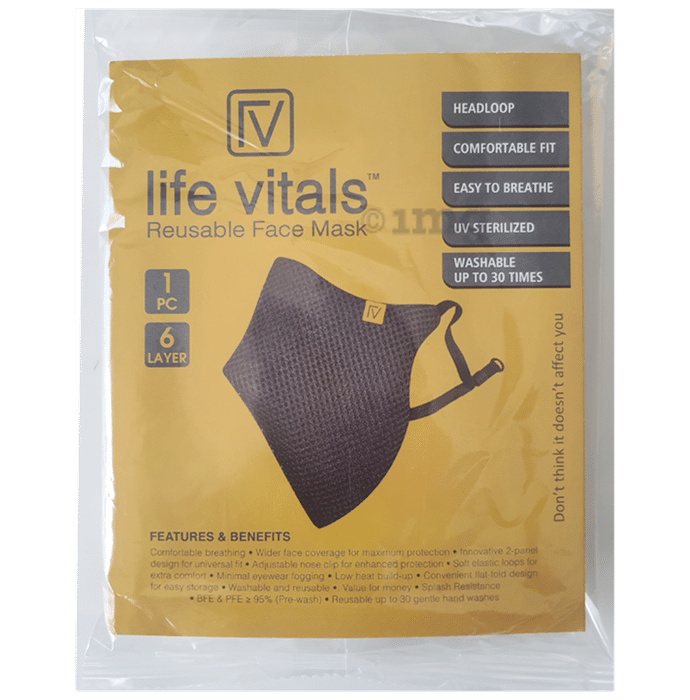 Life Vitals Reusable Face Mask for Kids