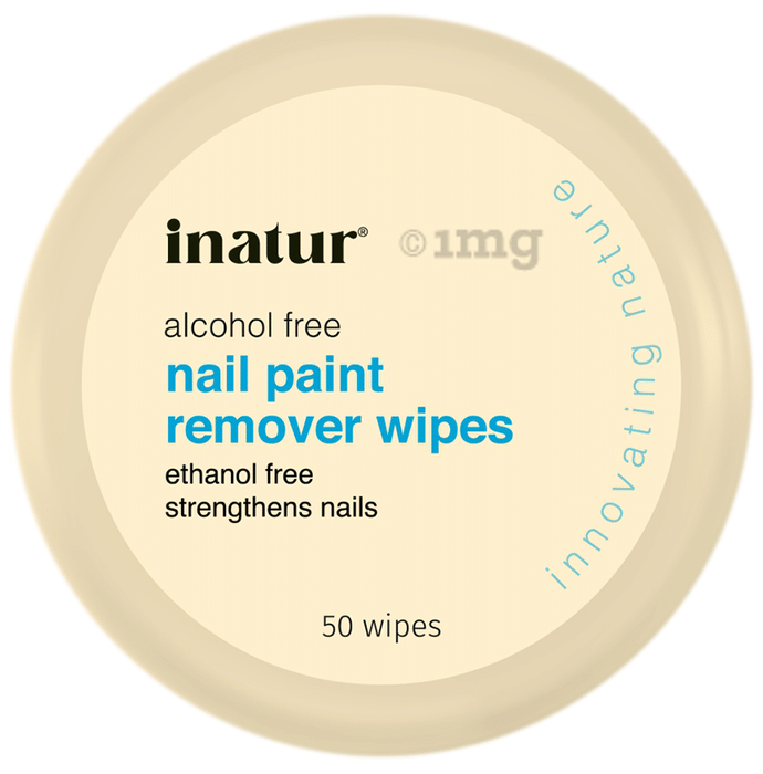 Inatur  Alcohol Free Nail Paint Remover Wipes