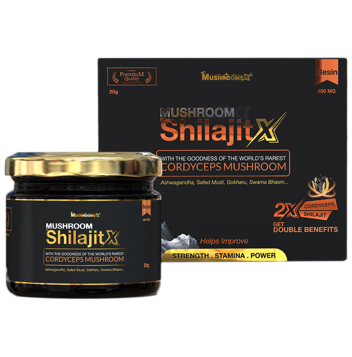 Mushroomex Mushroom ShilajitX Resin