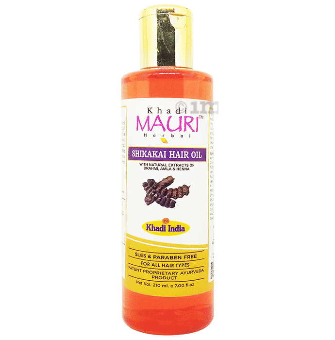 Khadi Mauri Herbal Shikakai Hair Oil (210ml Each)