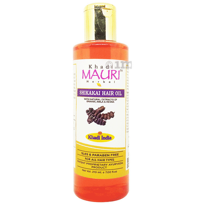 Khadi Mauri Herbal Shikakai Hair Oil (210ml Each)