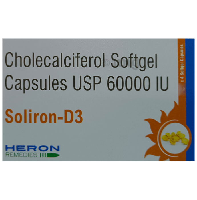Soliron-D3 Softgel Capsule