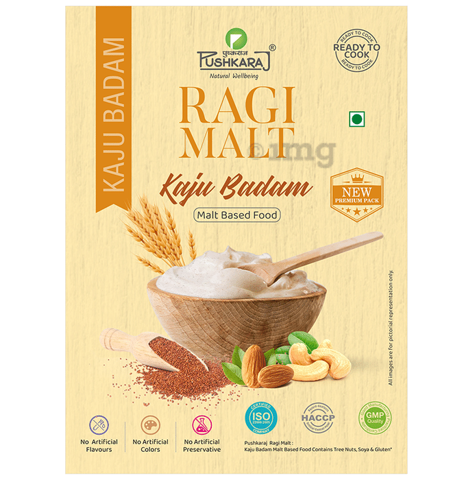 Pushkaraj Ragi Malt Kaju Badam