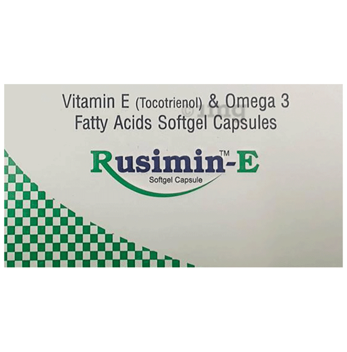Rusimin-E Softgel Capsule: Buy strip of 10.0 soft gelatin capsules at ...