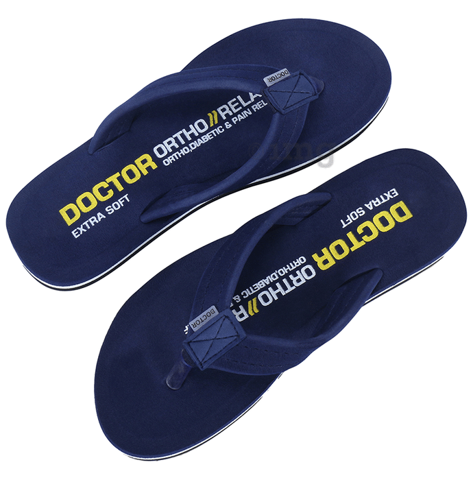 Doctor Extra Soft House Slipper for Women s Navy 6 Buy box of 1.0