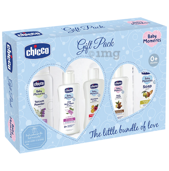 Chicco Baby Moments Gift Pack 0M+ Blue