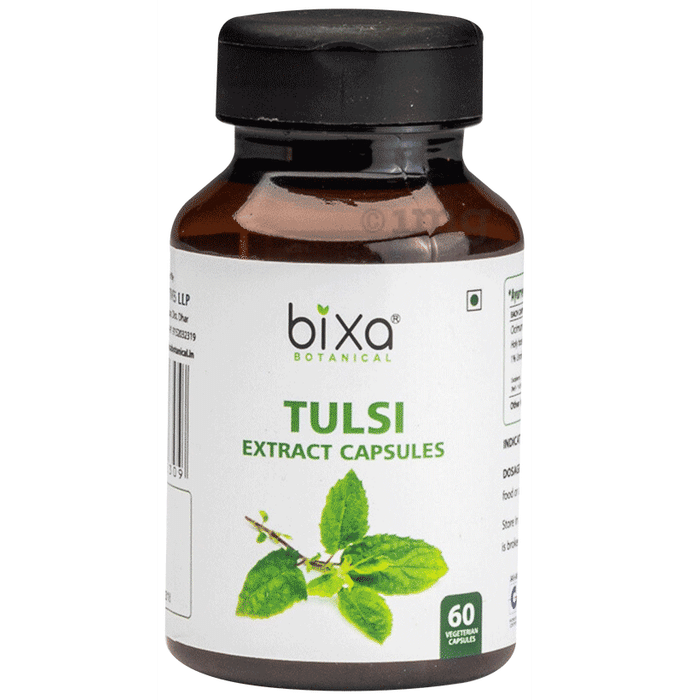 Bixa Botanical Tulsi Extract (Ocimum Sanctum) 1% Usrolic Acid 450mg Veg Capsule
