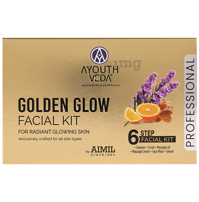 Ayouthveda 6 Steps Golden Glow Facial Kit
