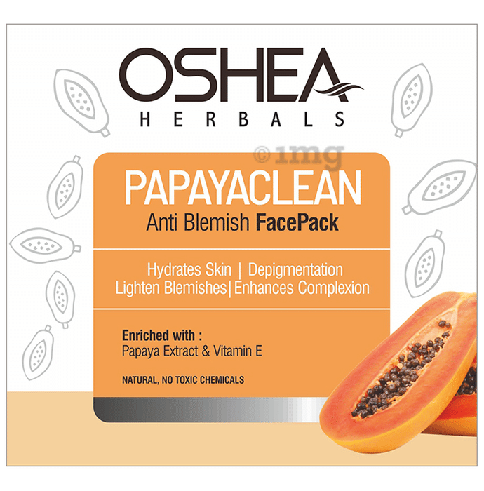 Oshea Herbals Papayaclean Anti Blemish Face Pack