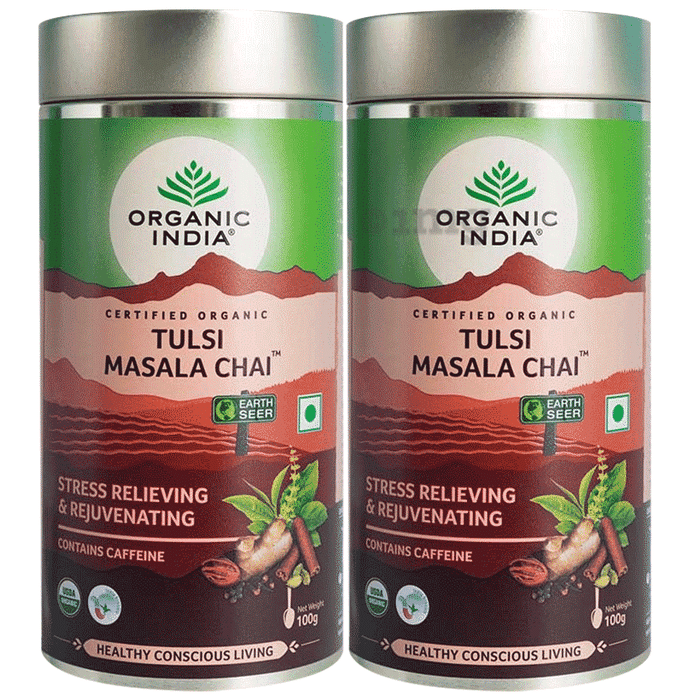 Organic India Tulsi Masala Chai (100gm Each)