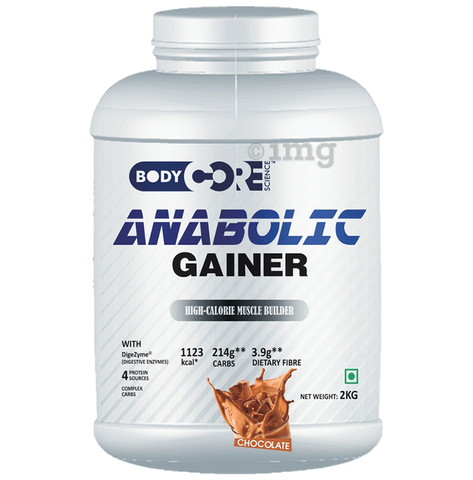 Body Core Science Anabolic Gainer Powder Cream and Cookie