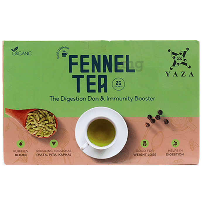 Yaza Fennel Organic Tea Sachet (2gm Each)