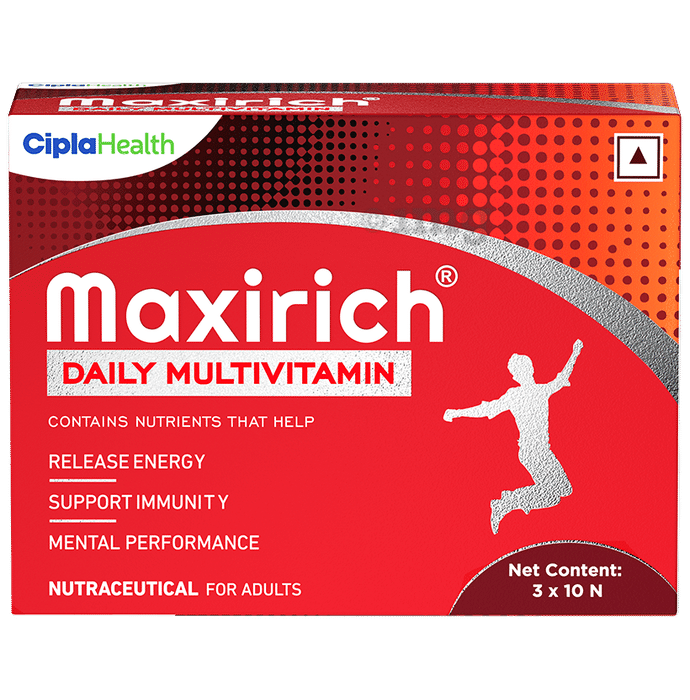 Maxirich Daily Multivitamin Softgel for Energy, Immunity & Performance