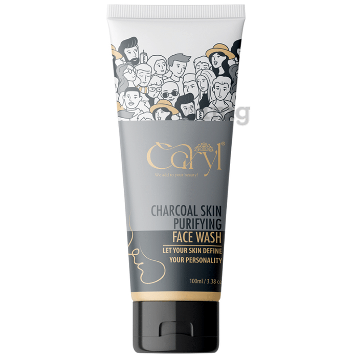 Caryl Charcoal Skin Purifying Face Wash