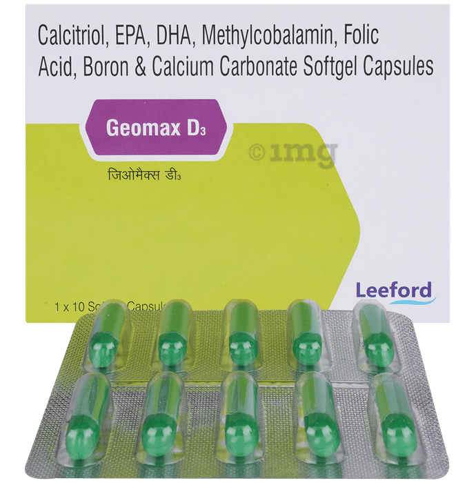 Geomax D3 Softgel for Osteoporosis
