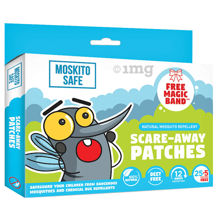 Moskito Safe Scare-Away Natural Mosquito Repellent Patch