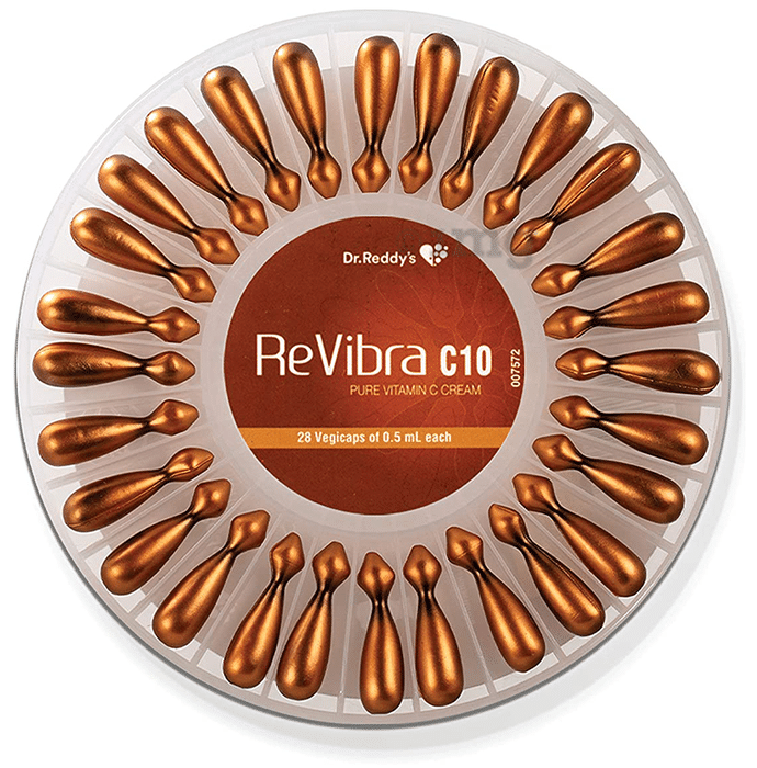 Revibra C10 Pure & Bioactive Vitamin C Cream, Reduces Melanin Production, Controls Photoaging