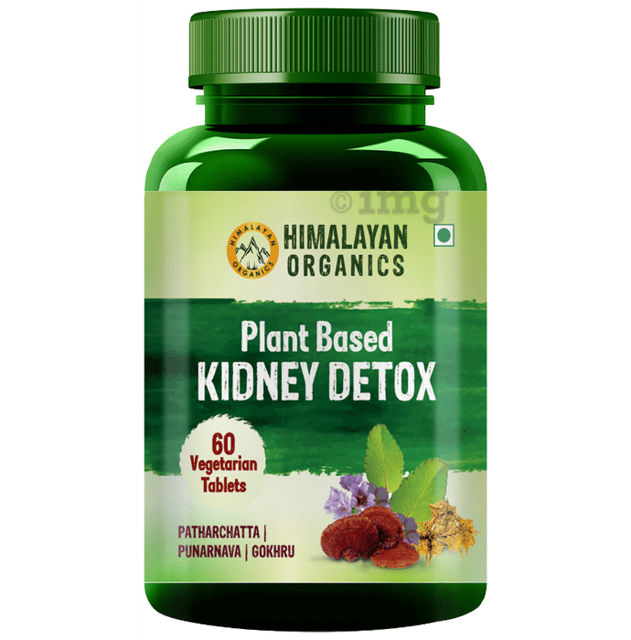 Himalayan Organics Plant Based Kidney Detox Vegetarian Tablet