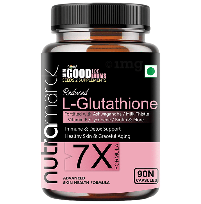 NutraMarck L-Glutathione 7X Capsule | Advanced Formula | Radiant Skin & Support Liver Health