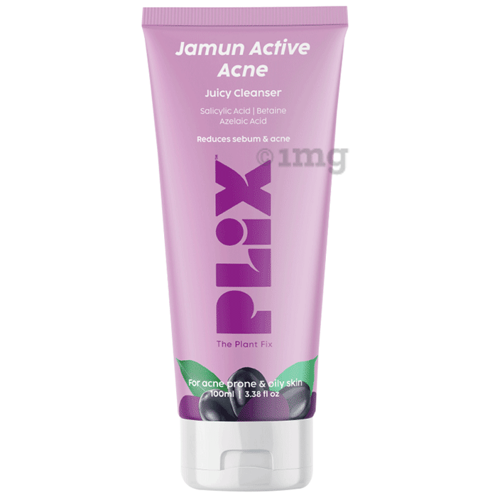 Plix Jamun Active Acne Juicy Cleanser for Oily & Acne Prone Skin