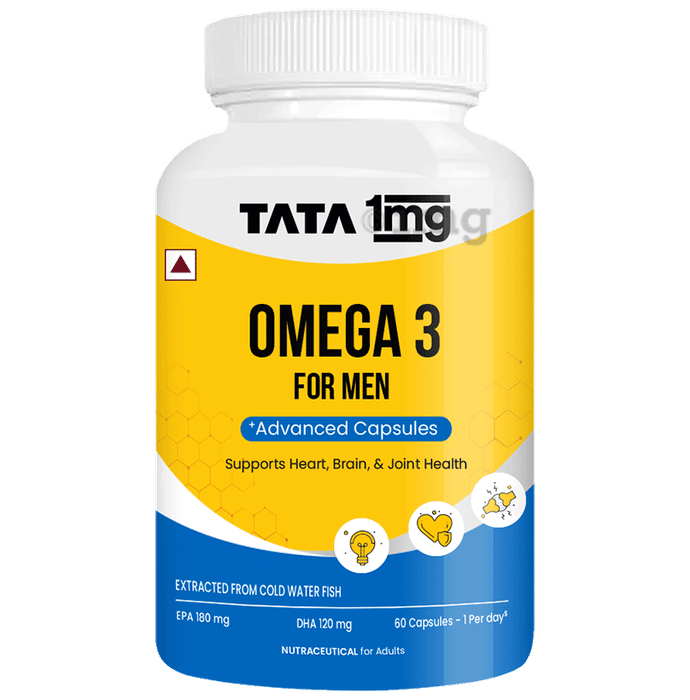Tata 1mg Omega 3 for Men Advance Capsule