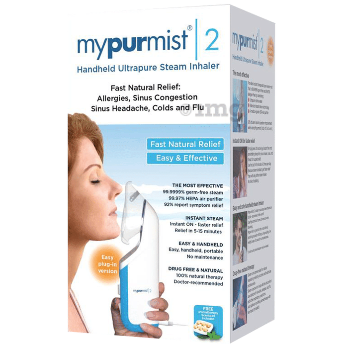 Mypurmist 2 Handheld Ultrapure Steam Inhaler Buy Box Of 10 Unit At Best Price In India 1mg