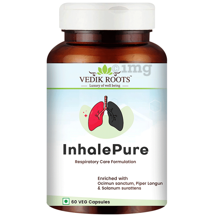Vedikroots Inhale Pure Veg Capsule (60 Each)