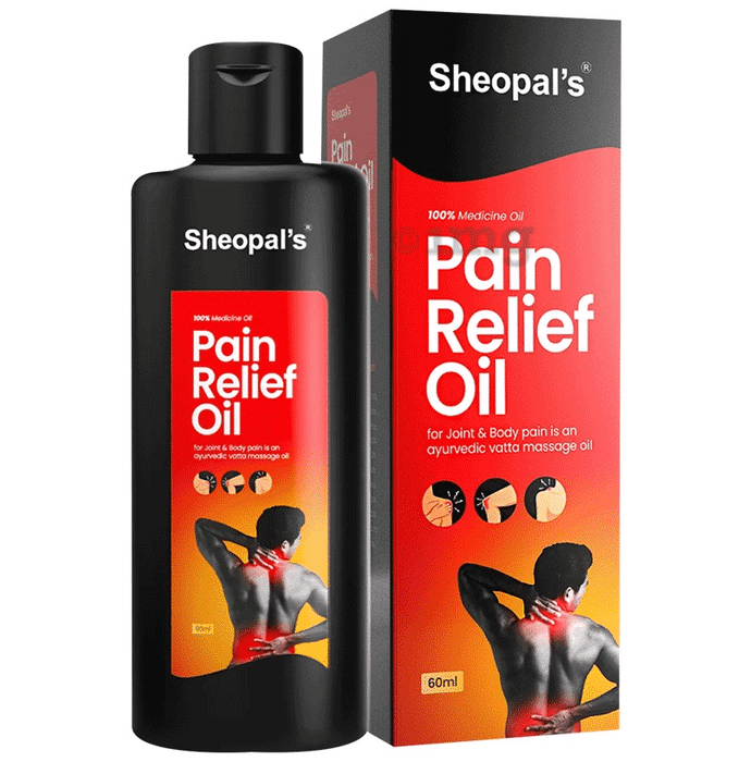 Sheopal's Pain Relief Oil For Joints & Body Muscular Pain, Back Pain