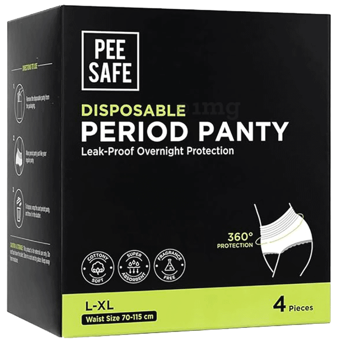 Pee Safe Disposable Period Panty L-XL