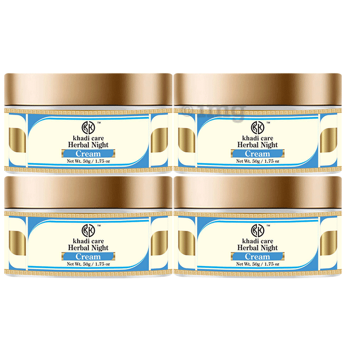 Khadi Care Herbal Night Cream (50gm Each)