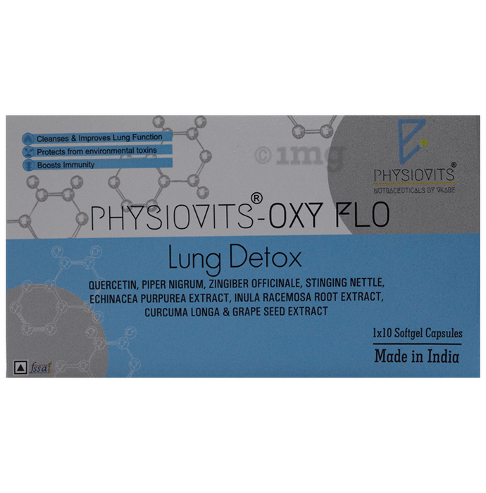 Physiovits Oxy Flo Lung Detox Softgel Capsule