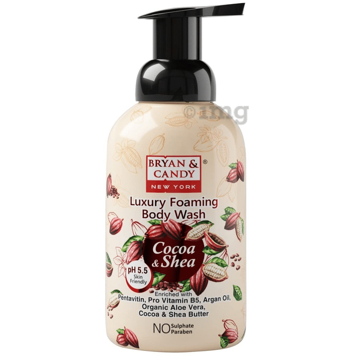 Bryan & Candy Luxury Foaming Body Wash Cocoa & Shea