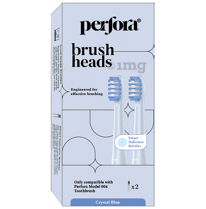 Perfora Brush Heads Crystal Blue