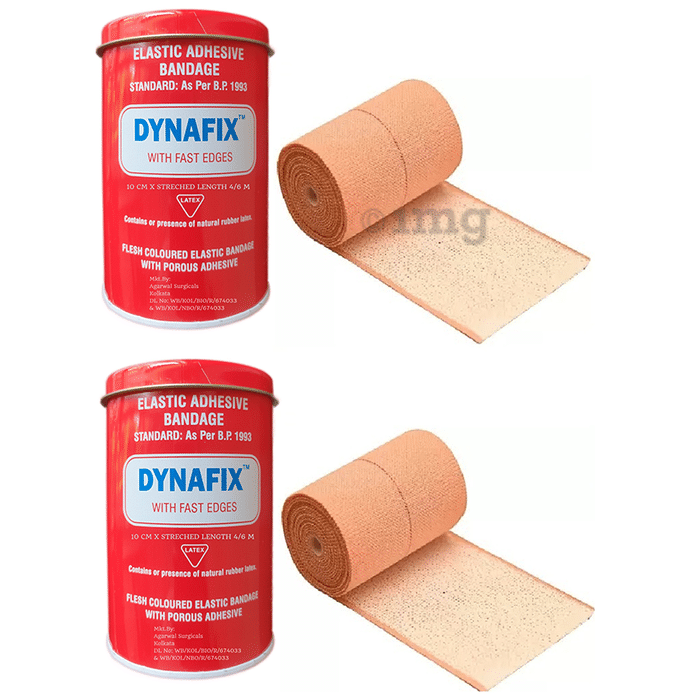 Dynafix Elastic Adhesive Bandage B.P 10cm x 4.5m