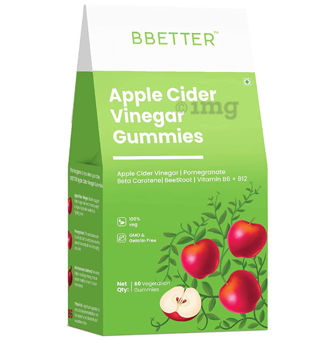 BBetter Apple Cider Vinegar Vegetarian Gummies