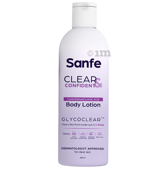 Sanfe Clear & Confident Overnight Glow Body Lotion