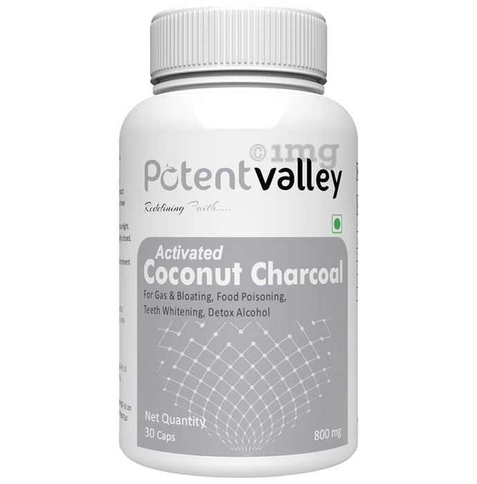Potent Valley Activated Coconut Charcoal Capsule