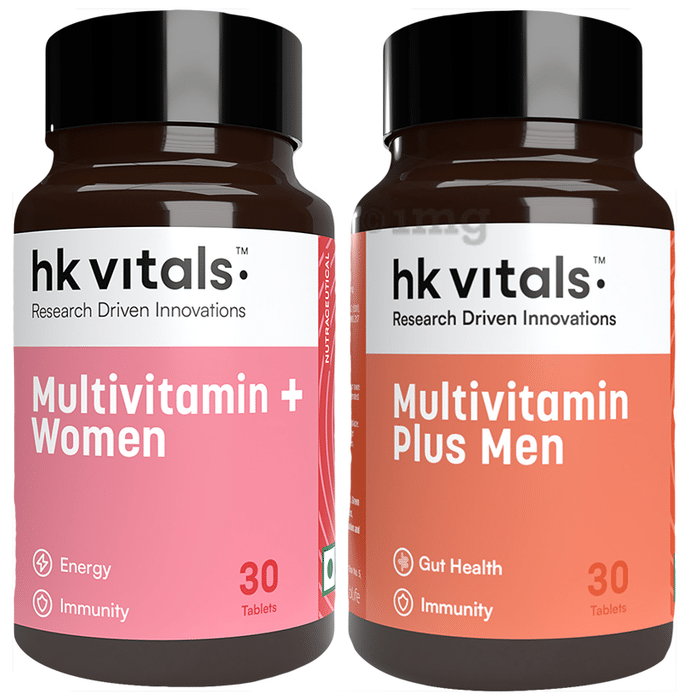 HK Vitals Multivitamin + Men & Women Tablet (30 Each)