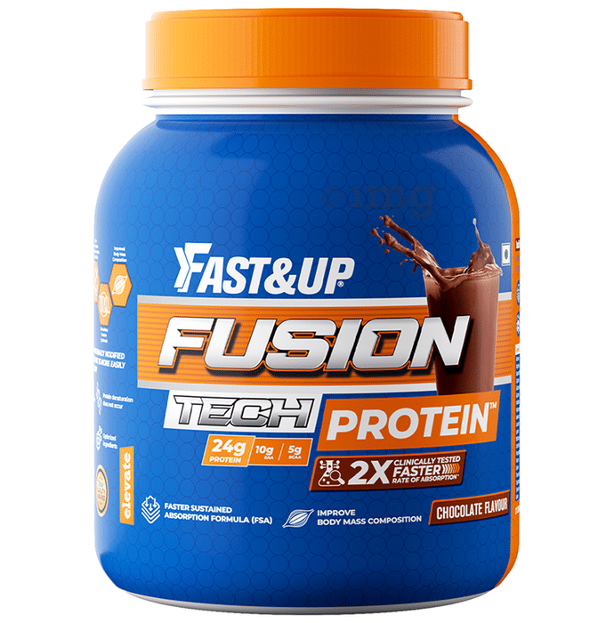 Fast&Up Fusion Tech Protein Supports Body Mass Composition Chocolate
