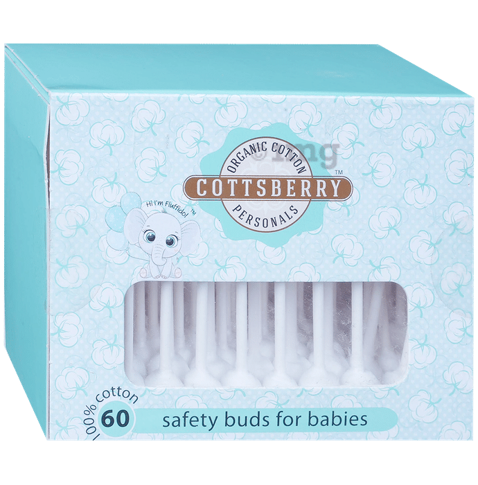 Cottsberry 100% Cotton Safety Buds for Babies
