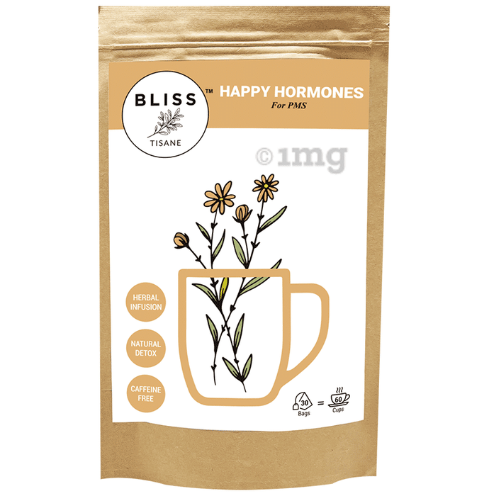 Bliss Tisane Herbal Tea for PMS Care | Hormonal Imbalance Cure | Women Health (2gm Each)