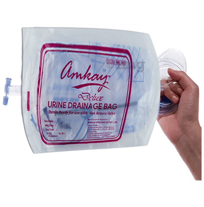 Amkay Disposable Urine Collection Bags For Men & Women - Portable Urinal For Travel