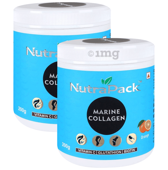 NutraPack Marine Collagen (200gm Each) Powder Orange