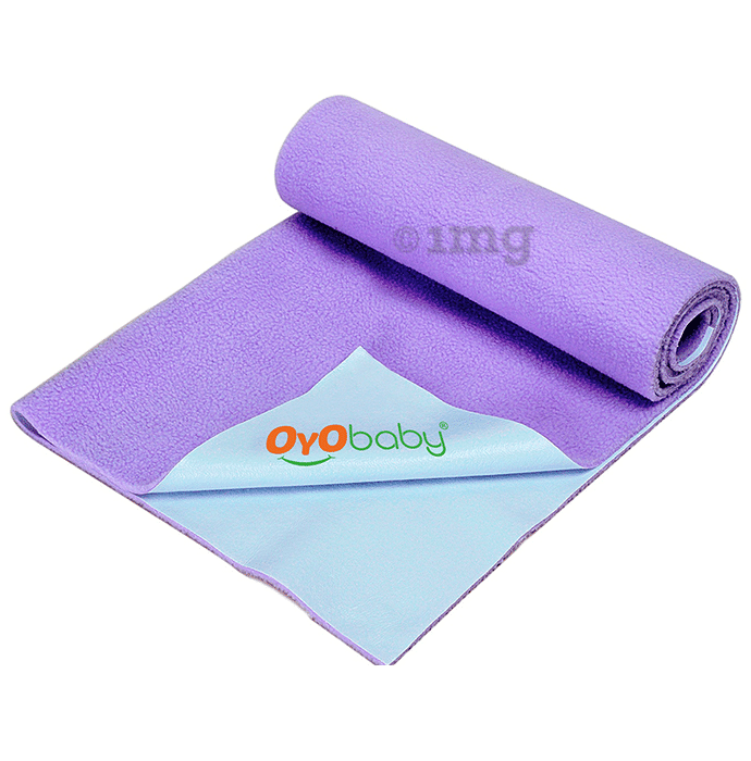 Oyo Baby Waterproof Bed Protector Baby Dry Sheet Small Violet