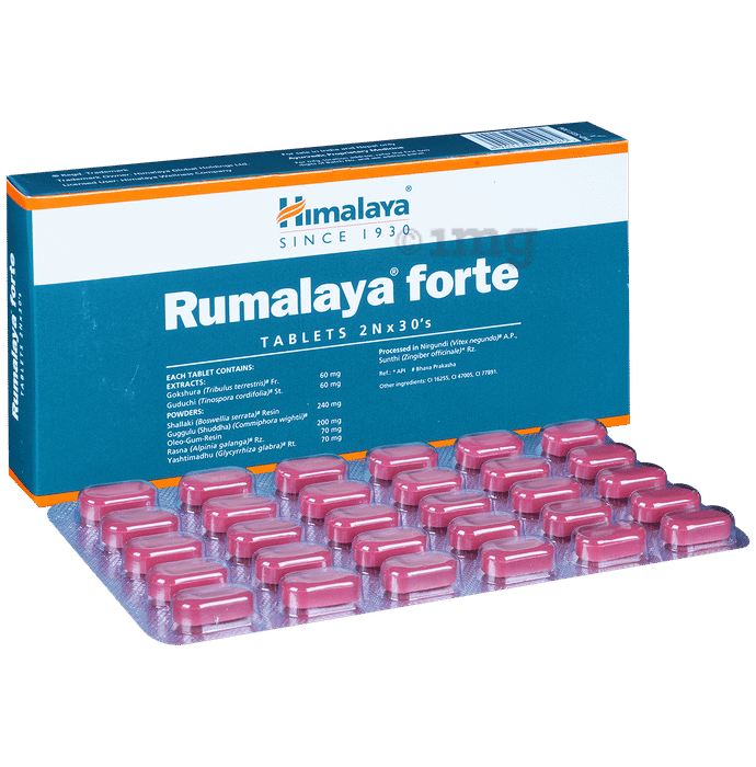 Himalaya Rumalaya Forte Tablets | Helps Manage Arthritis Symtoms|
