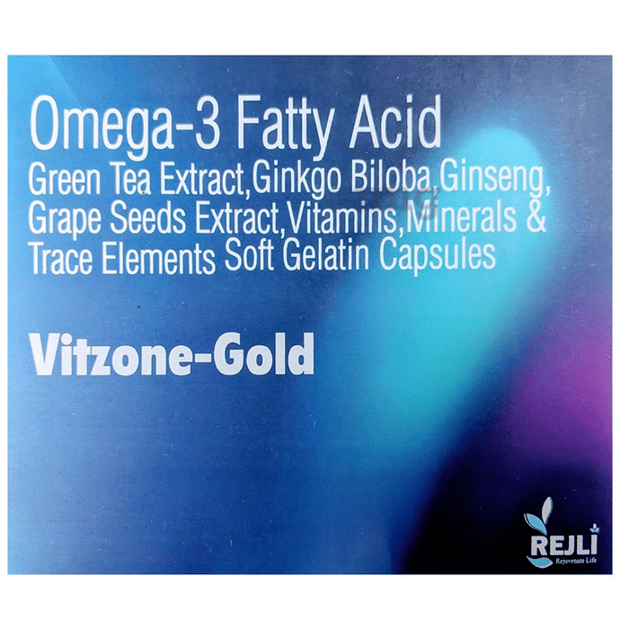 Vitzone-Gold Soft Gelatin Capsule
